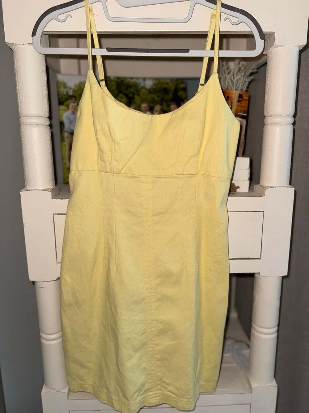 Wild Fable lime green Corduroy Adjustable Strap Mini Dress Size XL